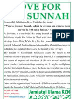 Love For The Sunnah