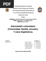 Taller de Los Usos Lingisticos Universidad UNEFA