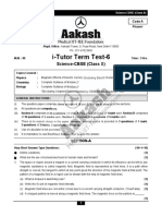 I-Tutor Term Test-6: Science-CBSE (Class X)
