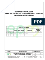 NC AS IL02 21 Perforacion Mecanica de Coberturas o Canales para Empalme de Tuberias PDF