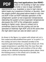 High Latent Cooling Load Applications (Low RSHF)