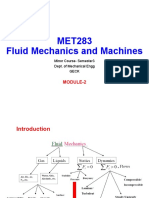 MET283 Fluid Mechanics and Machines: Module-2