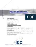 Technical Bulletin 09-004 C-Arm Brake Improvement: 1 Initial Information