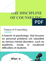 Discioline of Counseling