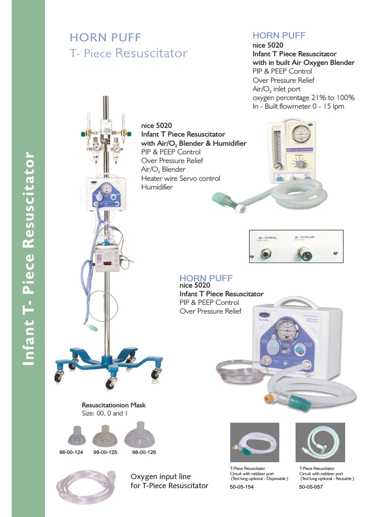 Product Specifications and Descriptions for the nice 5020 Infant T ...