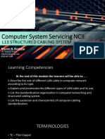 Computer System Servicing NCII: L13 Structured Cabling System