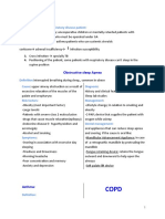 Issues To Address With Respiratory Disease Patient