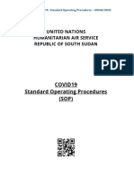 Covid19 Standard Operating Procedures (SOP) : United Nations Humanitarian Air Service Republic of South Sudan