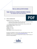 Technical Bulletin 09-002 Vru Installation Instructions: (For Xaminer and X-Series Detectors)