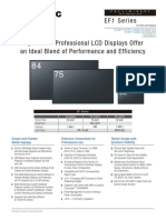 Panasonic EF1 Range Specs