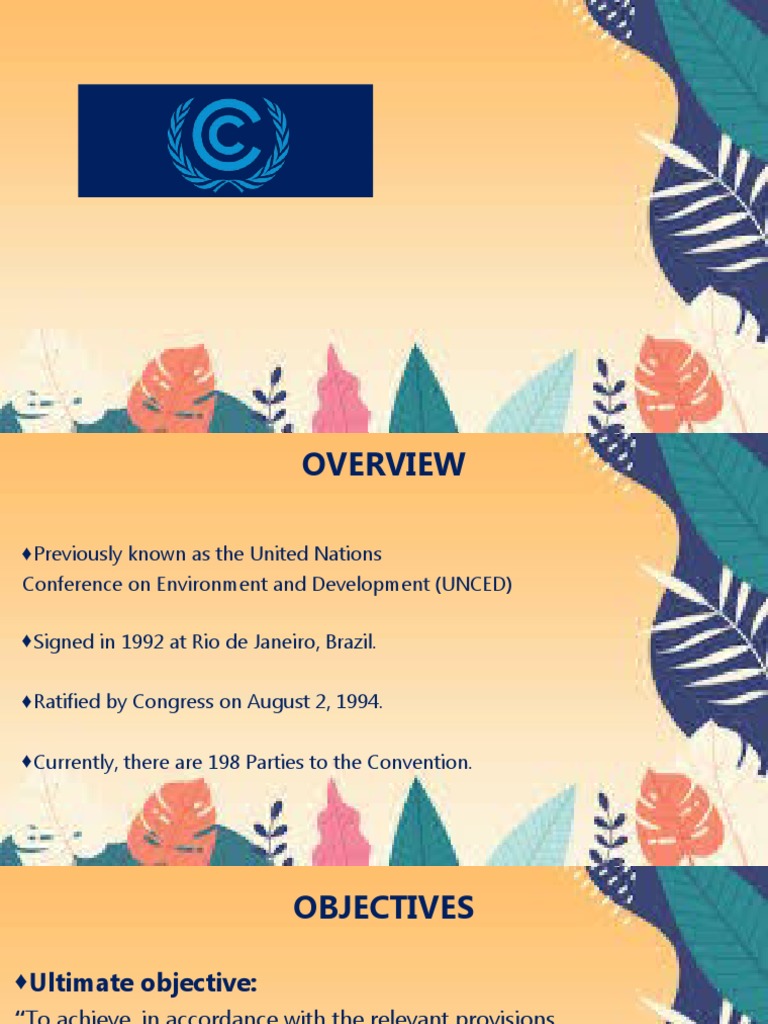 UNFCCC Overview and Objectives Explained | PDF | Social Science