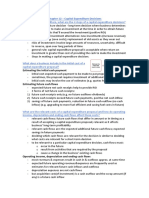 Chapter 12 - Capital Expenditure Decisions: Estimating The Initial Cash Payment