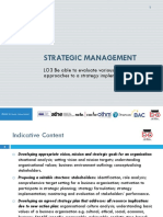 Strategic Management: LO3 Be Able To Evaluate Various Tools and Approaches To A Strategy Implementation Plan