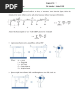 And, If The Beam Rigidity Is Very Weak or EI 0, Derive The Formula