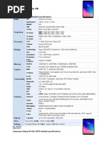 Samsung Galaxy A6 Detailed Specifications Build