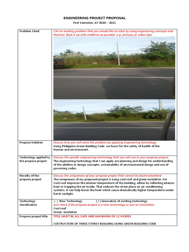 Engineering Project Using Green Building Code | PDF | Green Building ...
