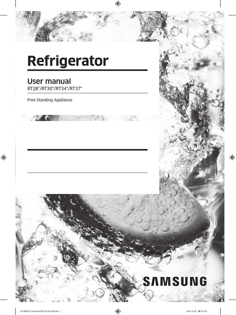 Refrigerator Manual PDF Ac Power Plugs And Sockets Refrigerator