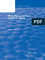 (Advances in Trace Substances Research) Hansen, George - MacCarthy, Laurel A. - Brooks, Clyde S. - Brooks, Philip L - Metal Recovery From Industrial Waste-Lewis Publishers - CRC Press (1991) PDF