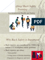 Safe Lifting/ Back Safety Training: Environmental Health and Safety