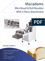 Mini Bread & Roll Moulder With 4 Piece Attachment: Macadams Macadams Macadams Macadams