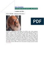 Definición de Escuela por Paulo Freire - Lugar para hacer amigos