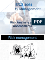 CECZ4064 RiskAnalysisAssessments PDF