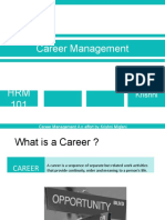 Career Management: Krishni Miglani