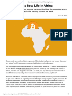 Bitcoin Seeks New Life in Africa