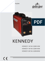 Manual + CE - Máquina Soldar - Kennedy 140 160 200 (PT)