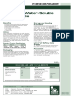 Indium6.3 Water-Soluble Solder Paste: Product Data Sheet
