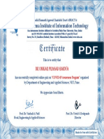 DR Omkar Prasad Baidya Certificates