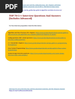 TOP 70 C++ Interview Questions and Answers (Includes Advanced)
