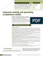 Inductive Heating and Quenching of Planetary Shafts