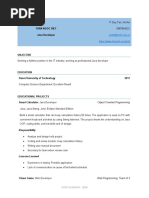 Long - Fresher CV Template