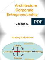 Chapter 12 - The Architecture of Corporate Entrepreneurship