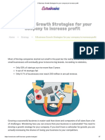 5 Business Growth Strategies For Your Company To Increase Profit PDF