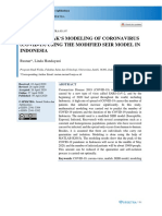 The Outbreak'S Modeling of Coronavirus (Covid-19) Using The Modified Seir Model in Indonesia