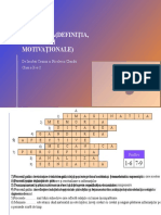 MOTIVAȚIA (Definiția, Structuri Motivaționale)