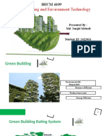 Green Building and Environment Technology: BECM 4109