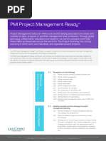 PMI Project Management Ready: 1.1 Recognize Core Terminology