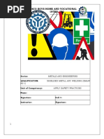 SMAW NC I (Module 1 Common) Apply Safety Practices