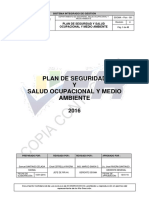 Ecoserm Rancas Ssoma 001 Plan de Seguridad y Salud Ocupacional 2016 PDF