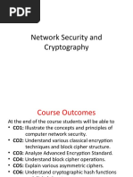 Network Security and Cryptography