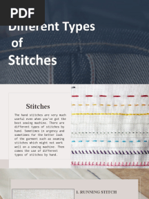 Types of Stitches
