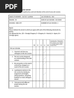 Form 4: Lac Engagement Report: (For Example, If You Disagree or Strongly Disagree, Please Indicate Why.)