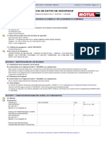 Ficha de datos de seguridad aceite hidráulico