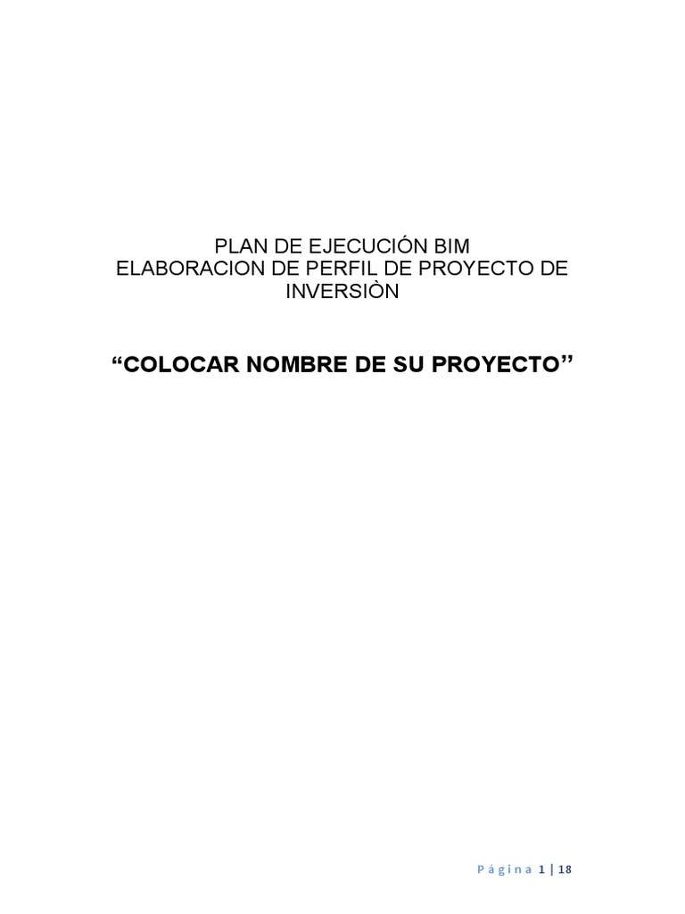 Plan de Ejecución Bim - Curso Arquitectura Rev 0 | PDF | Autodesk Revit ...