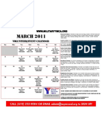 March 2011 Volunteer Calendar