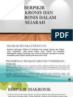 Cara Berpikir Diakronik Dan Sinkronik Dalam Sejarah