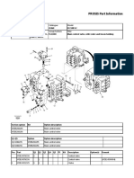 Volvo EC210B LC Main control valve part information